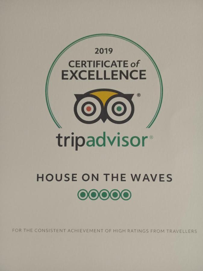 House On The Wave Villa Marathókampos Eksteriør bilde